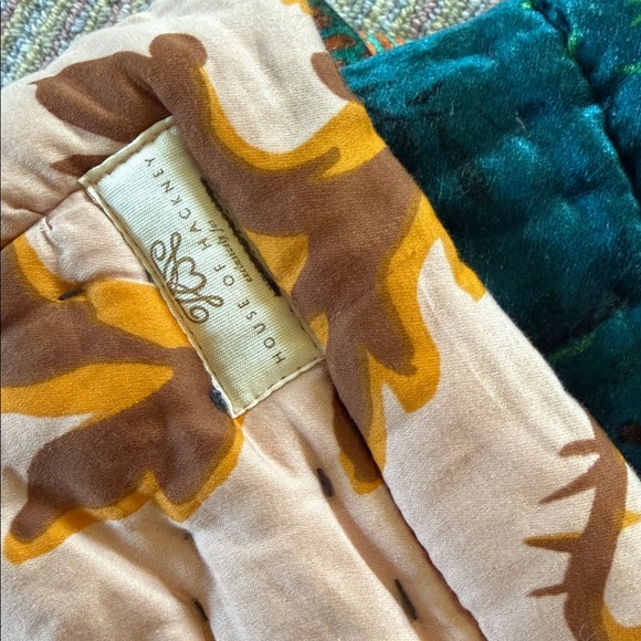 House of Hackney x Anthropologie Velvet Wilton Patchwork Quilt in Queen Size - Picture 9 of 9